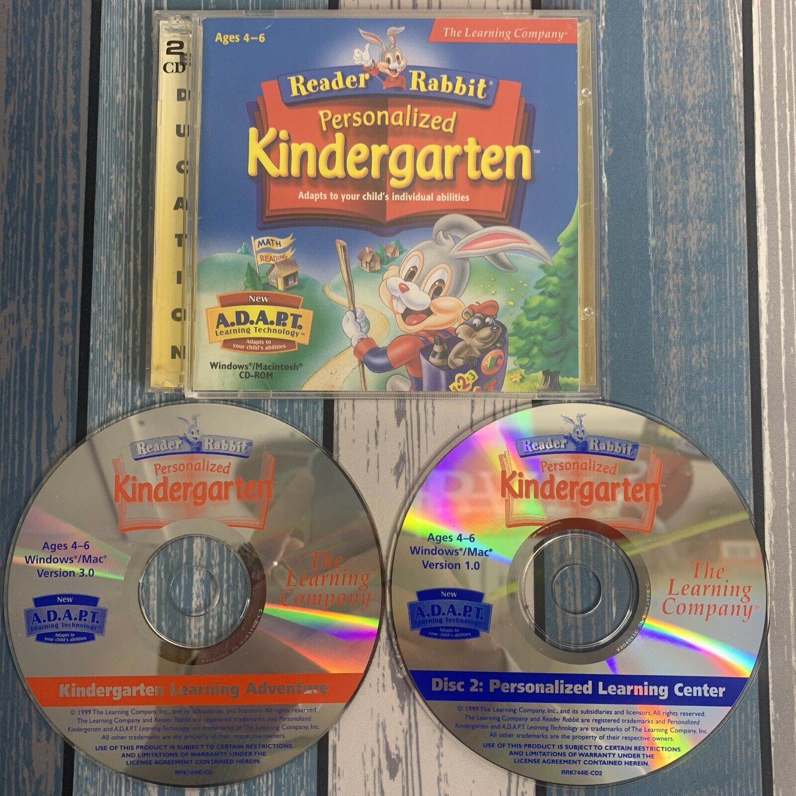 The Learning Company Reader Rabbit Personalized Kindergarten Learning Game PCmac