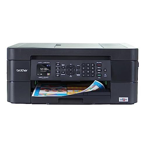 Brother® International Compact MFC-J497DW Wireless Color Inkjet All-In-One