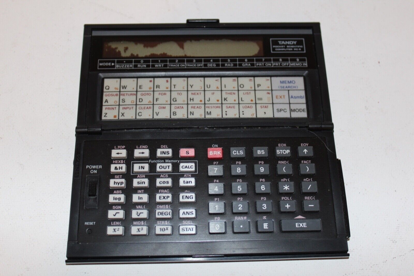 Tandy PC-6 Pocket Scientific Computer Vintage For Parts Only