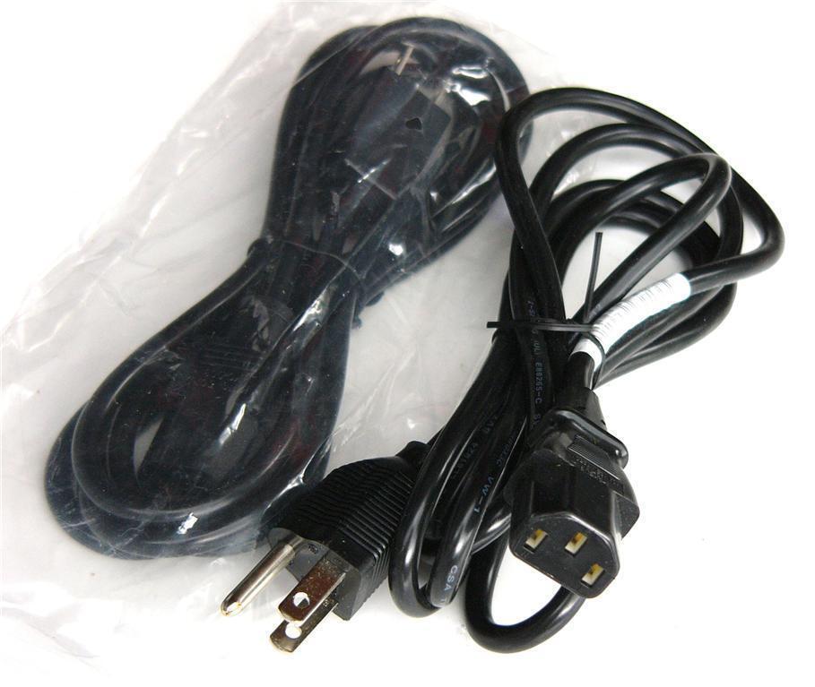 Lot of 12 NEW  3-Prong Universal 6\' ft Trapezoid Computer Power Cord AC Cable 