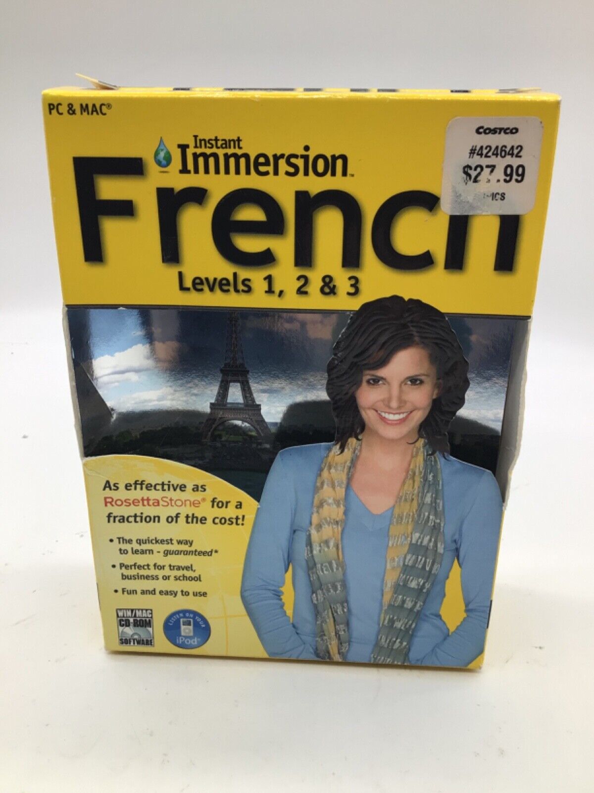 Instant Immersion French Levels 1, 2 & 3 (New in sealed box)