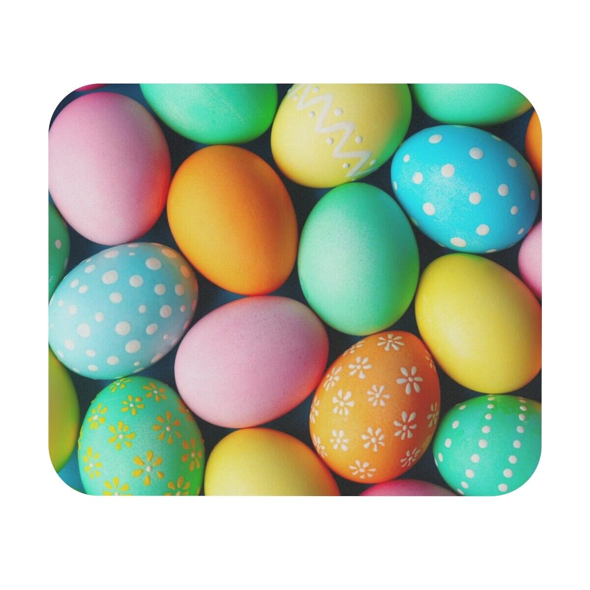 Festive Egg, Easter Egg Mouse Pad (Rectangle)