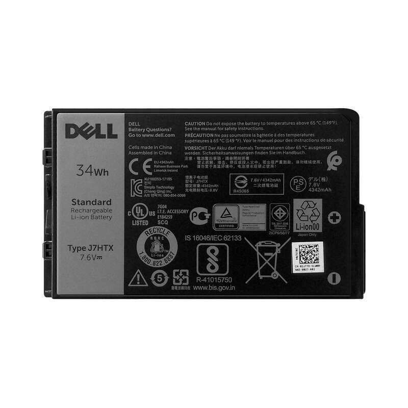 NEW OEM J7HTX Battery For Dell Latitude 7202 7212 Rugged Extreme Tablet 7XNTR