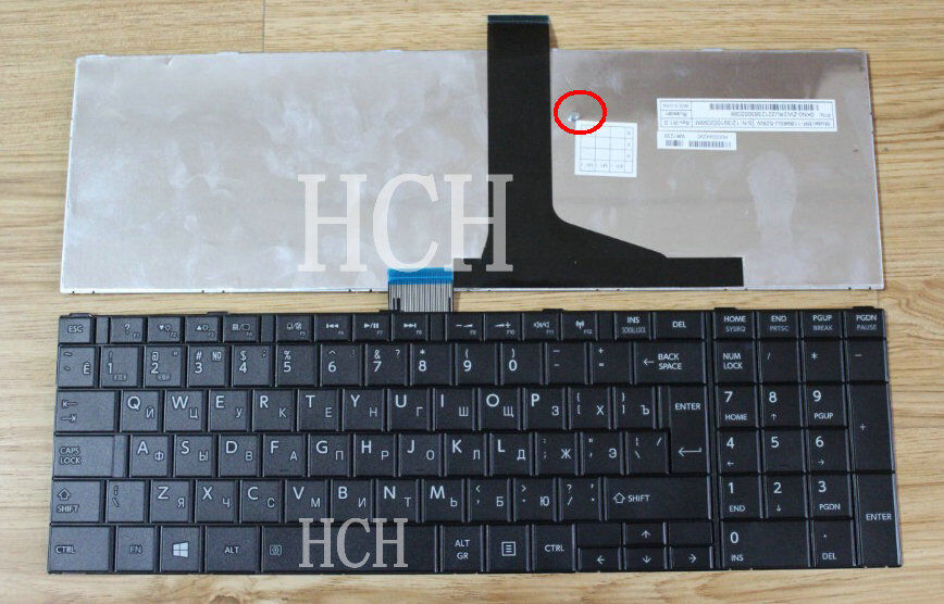 Original Russian for TOSHIBA SATELLITE C850 C855D C850D C855 C870 C875 keyboard
