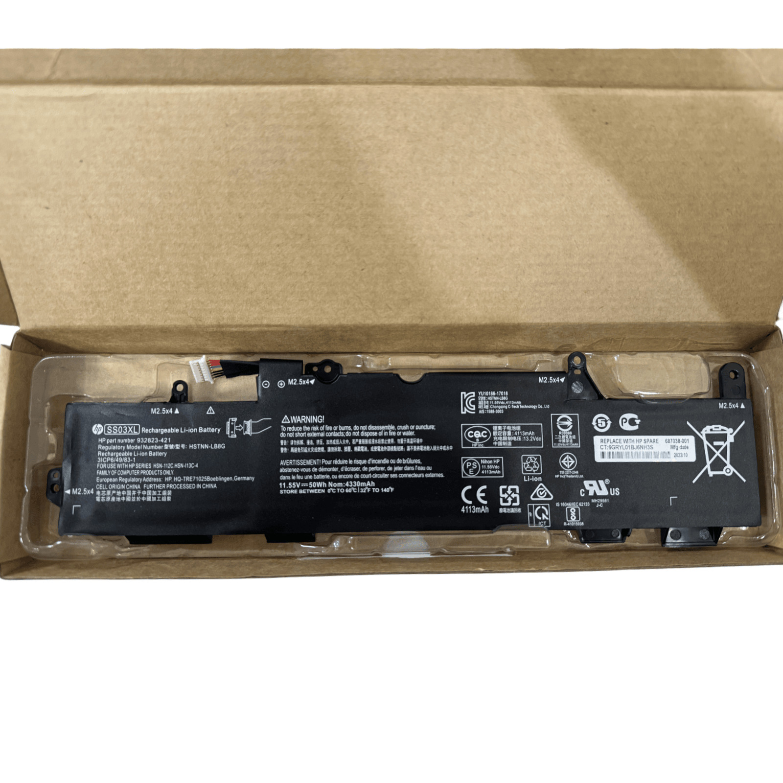 SS03XL Genuine Battery For HP EliteBook 735 745 830 836 840 846 G5 933321-855 US