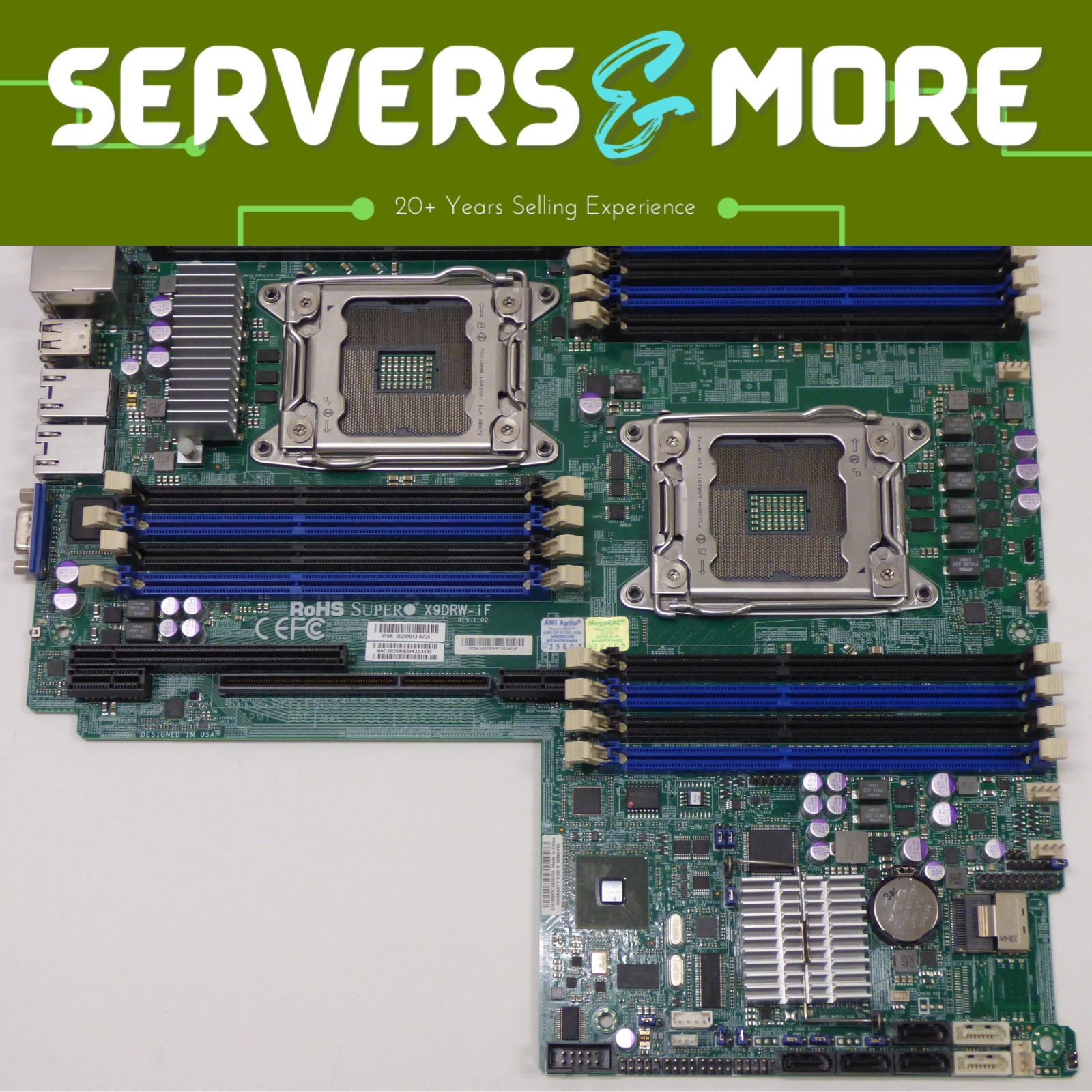 Supermicro X9DRW-iF Server Board Combo | Dual Intel Xeon E5-2697 v2 | 256GB DDR3