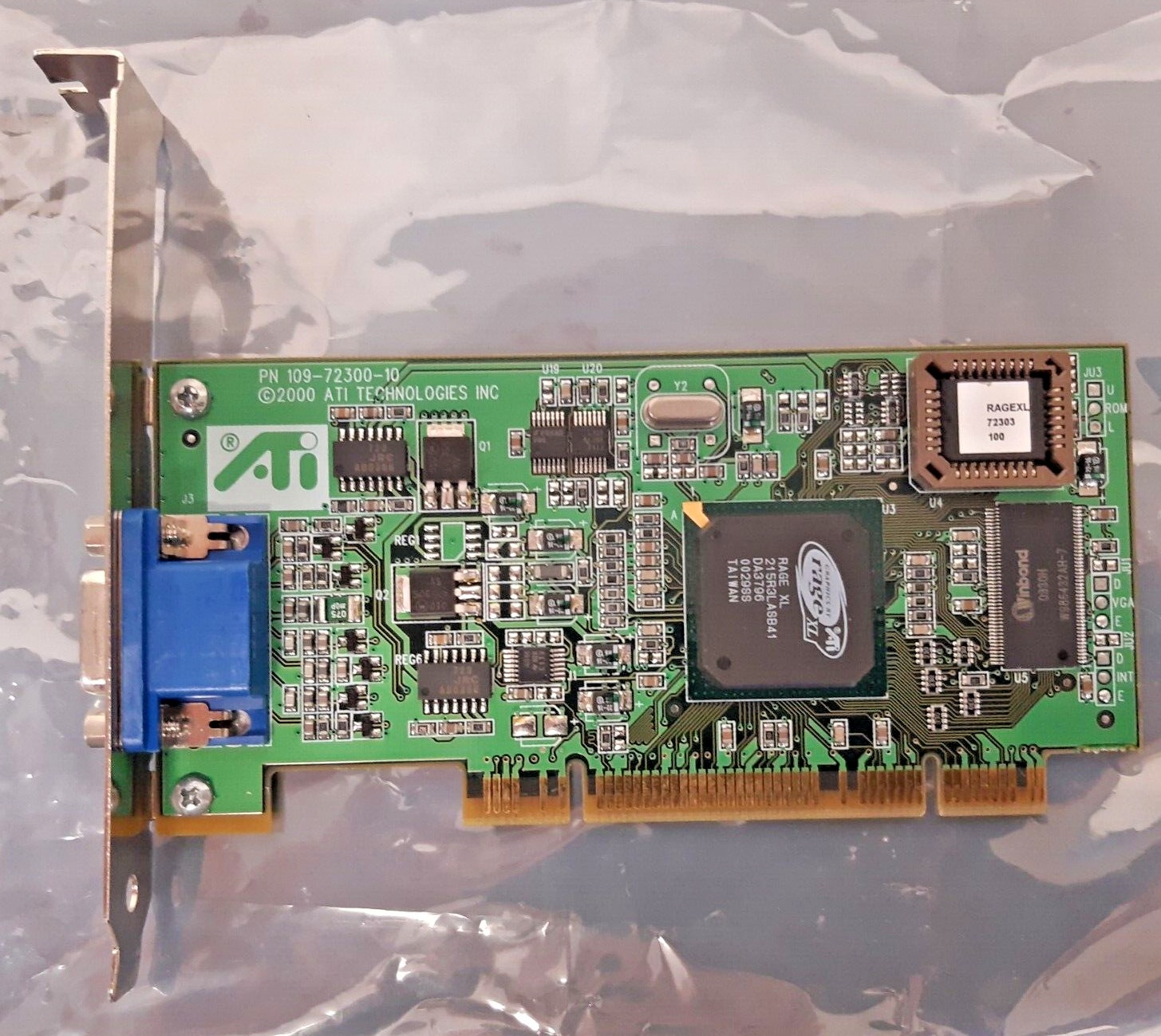 VINTAGE ATi Rage XL 8MB PCI VGA Video Card  # 109-72300-10