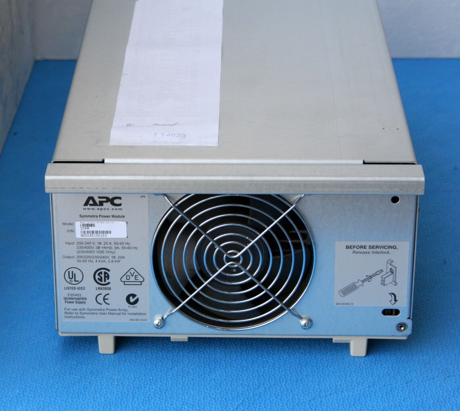 Refurbished APC Symmetra Power Array 4kVA Power Module  SYPM (90 Day Warranty)