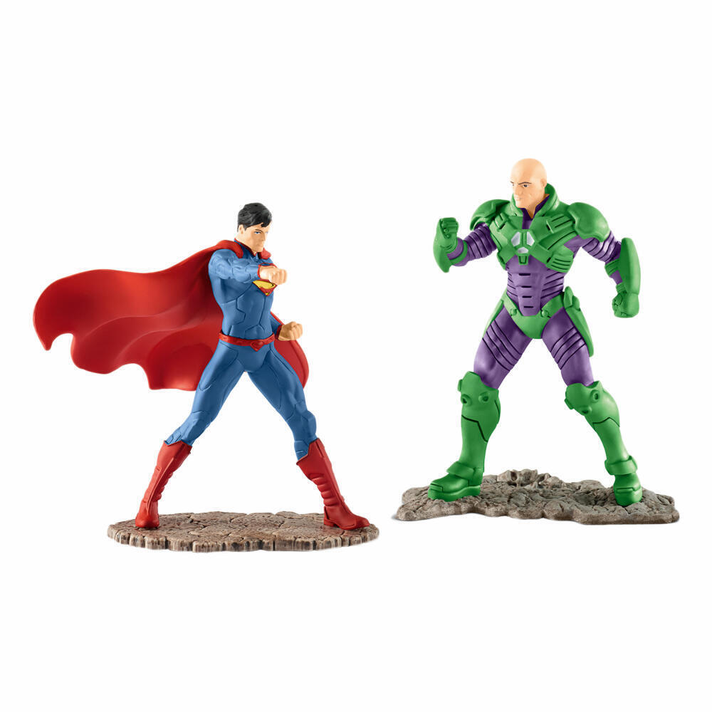 Schleich DC Comics Superman vs Lex Luthor Superhero Supervillain Action Figure