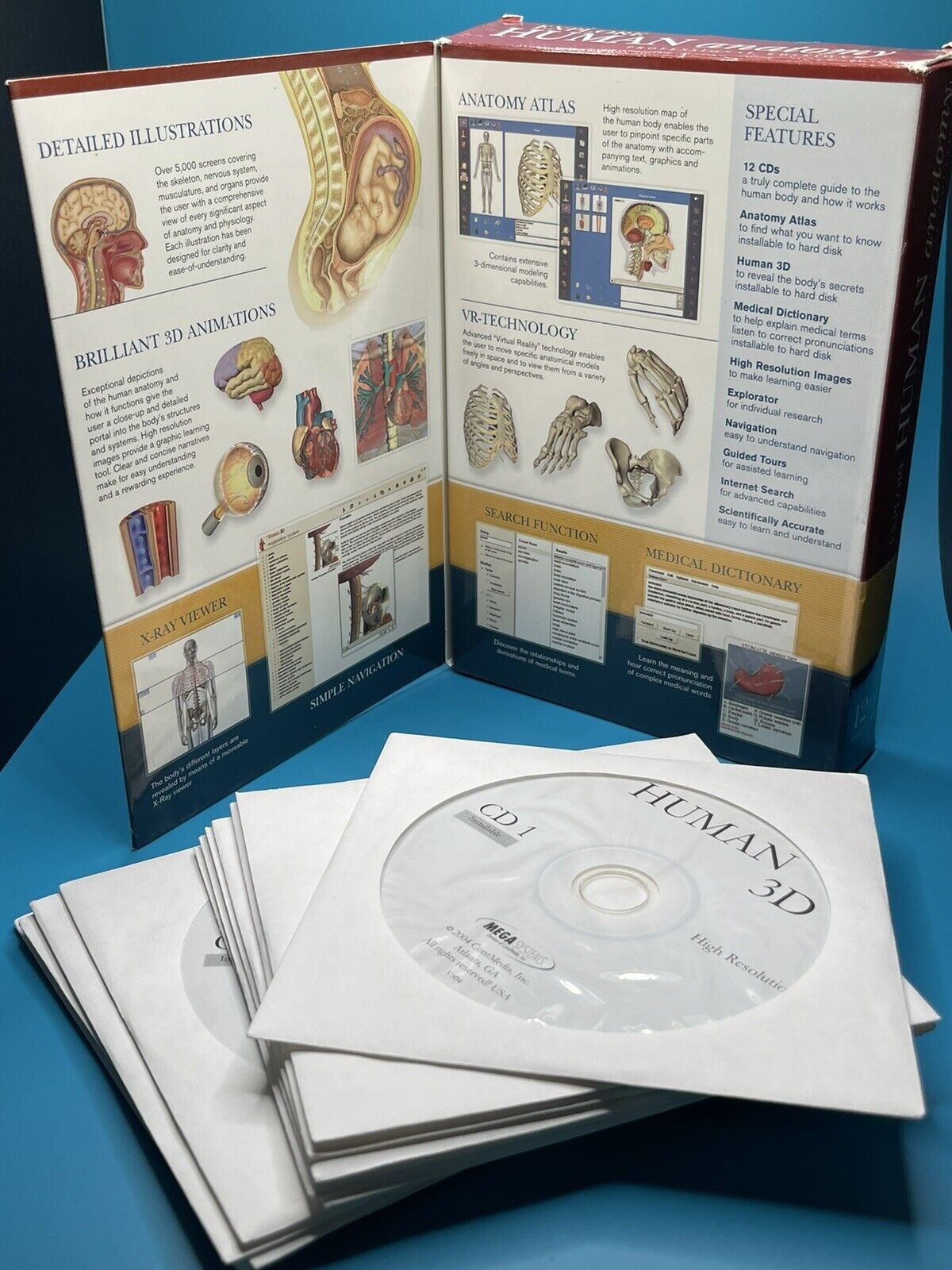 Explore Human Anatomy: Professional Edition - 12 CD Collection PC/CD-ROM Windows