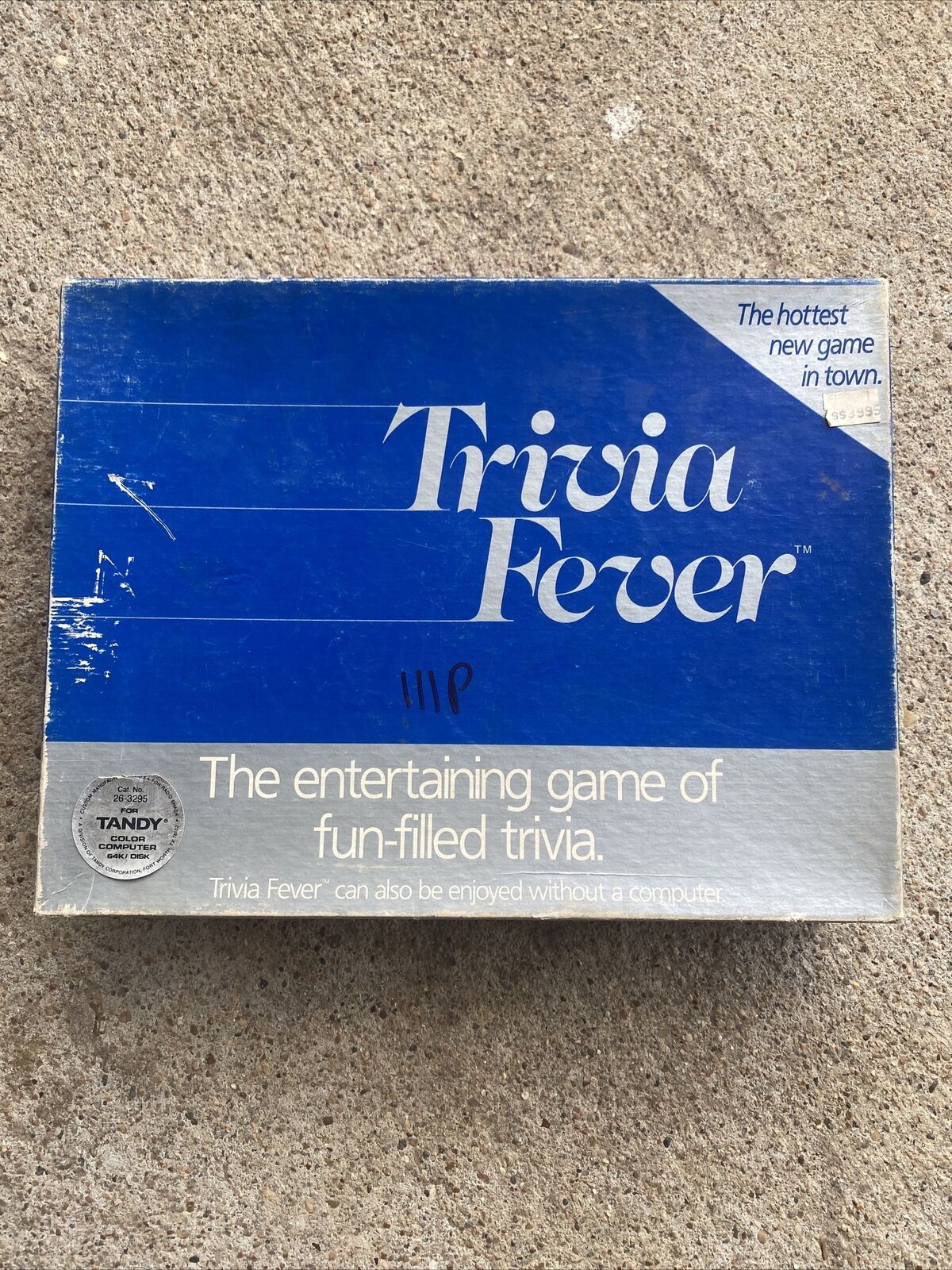 Vintage 1984 TRIVIA FEVER Computer Game - NEW SEALED - Apple 2 Series Rare