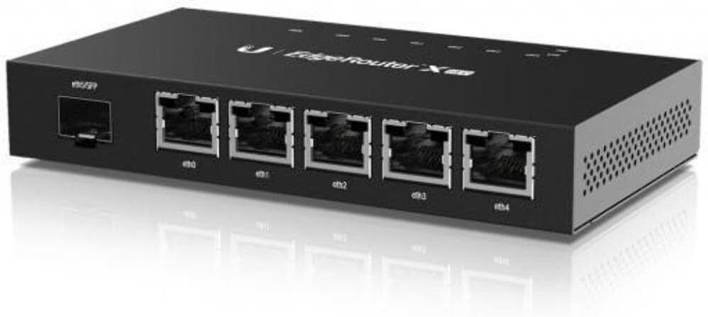 Ubiquiti Networks ‎ER-X-SFP Edgerouter X SFP Router for Desktop - Black