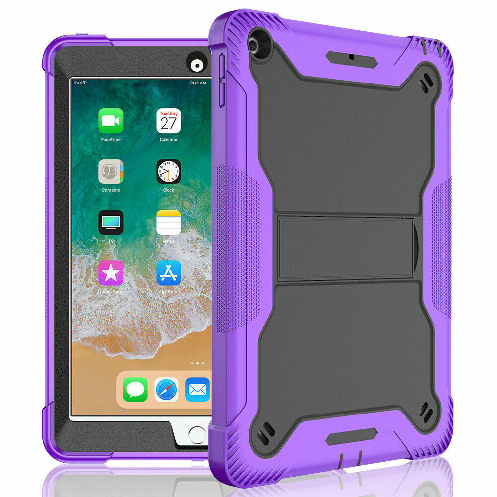 Shockproof Heavy Duty Case Stand Cover For Apple iPad 9.7 2017 2018