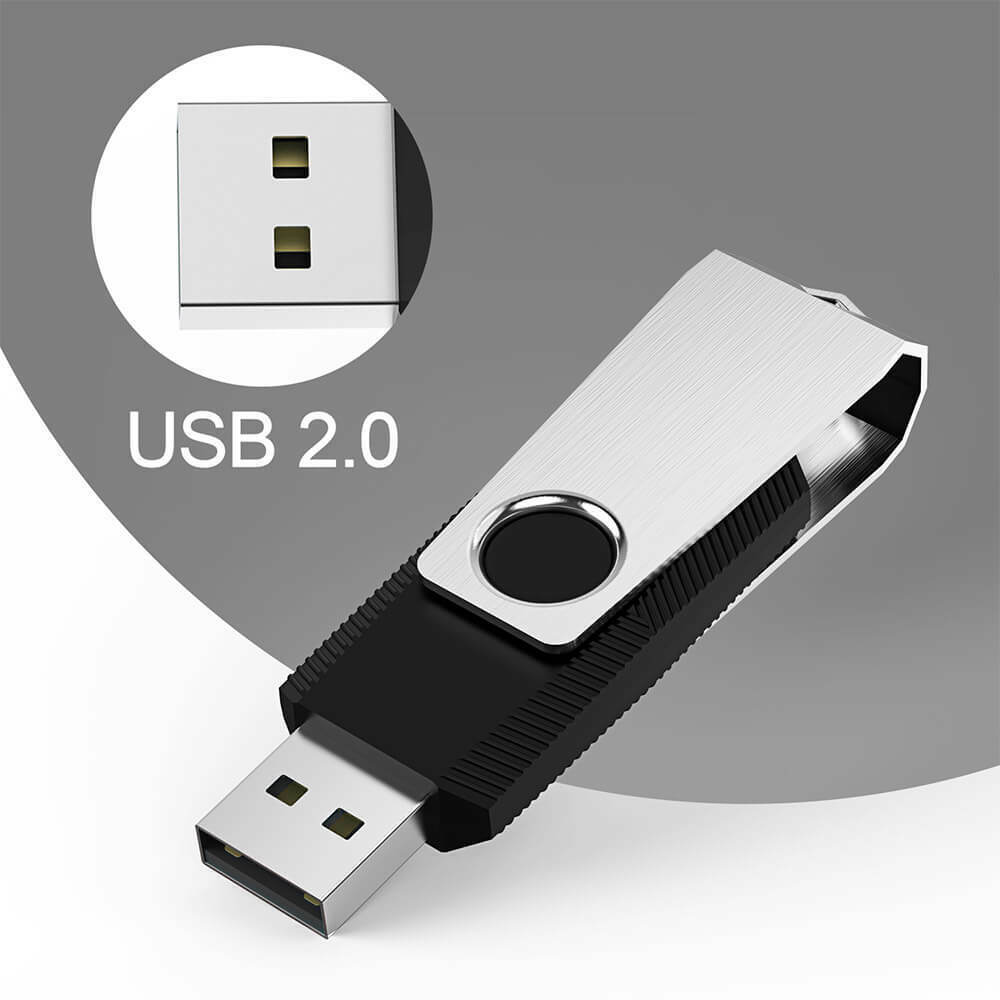 Wholesale 1/10/100pcs 64GB Metal Anti-skid Style USB Flash Drive Memory Storage 
