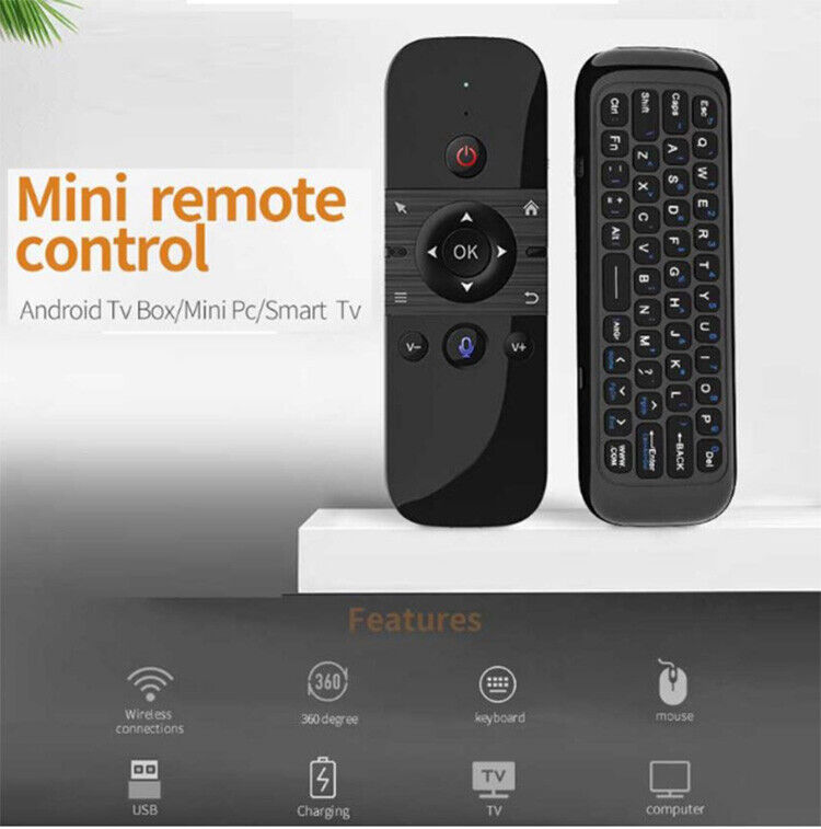 Universal 2.4G USB Air Fly Mouse Voice Command Keyboard IR Remote Control