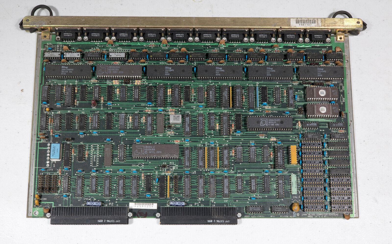 Vintage Altos 2086 computer serial interface system board 8086-2