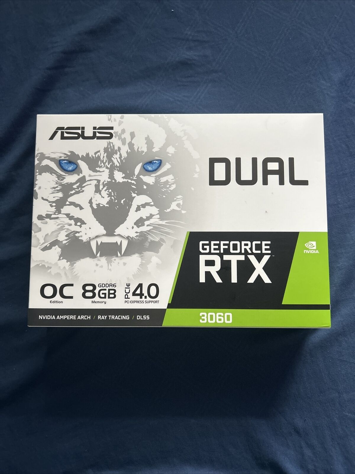 ASUS NVIDIA GeForce RTX 3060Ti Dual OC 8GB GDDR6X Video Graphics Card - White