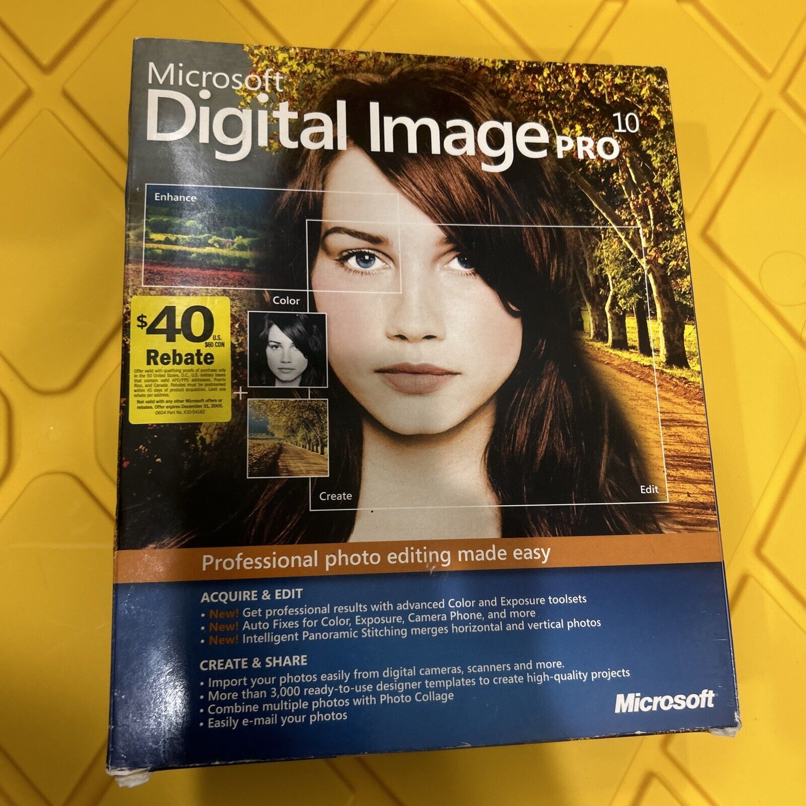 Microsoft Digital Image Suite 10 Photo Editing Software