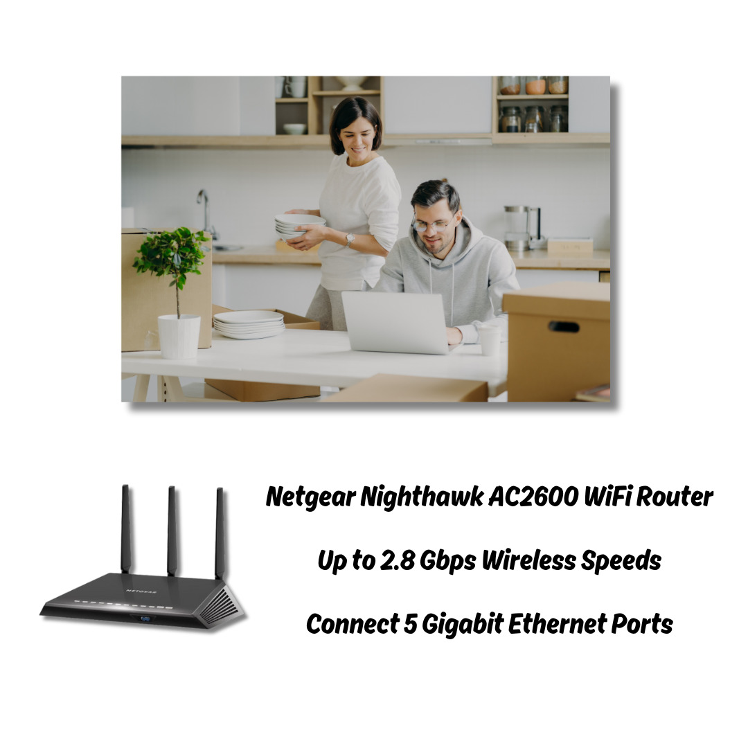 NETGEAR Nighthawk AC2600 Smart WiFi Router
