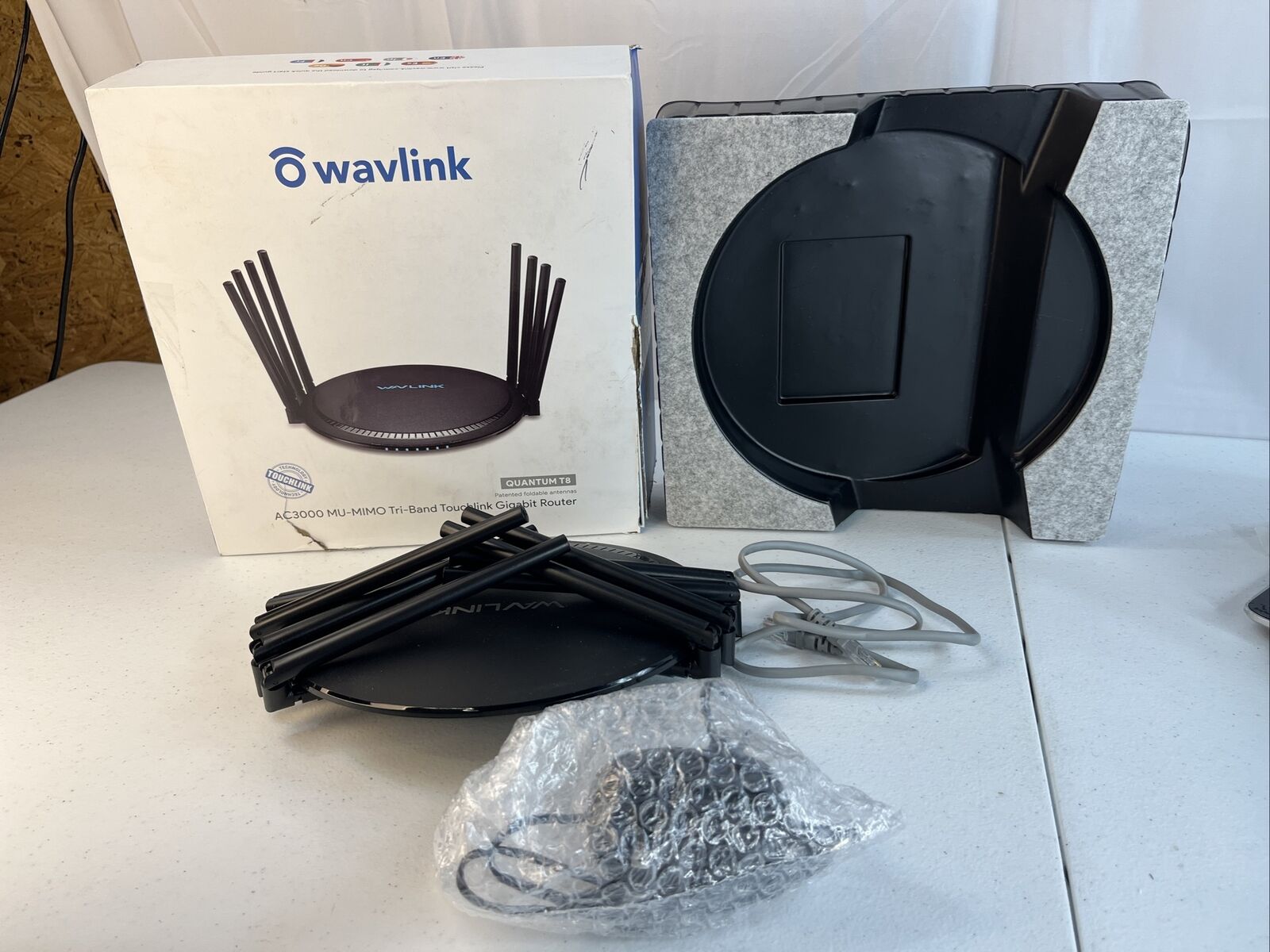 AC3000 Tri-Band Wireless Internet Router Supports Router/Bridge/WISP Mode