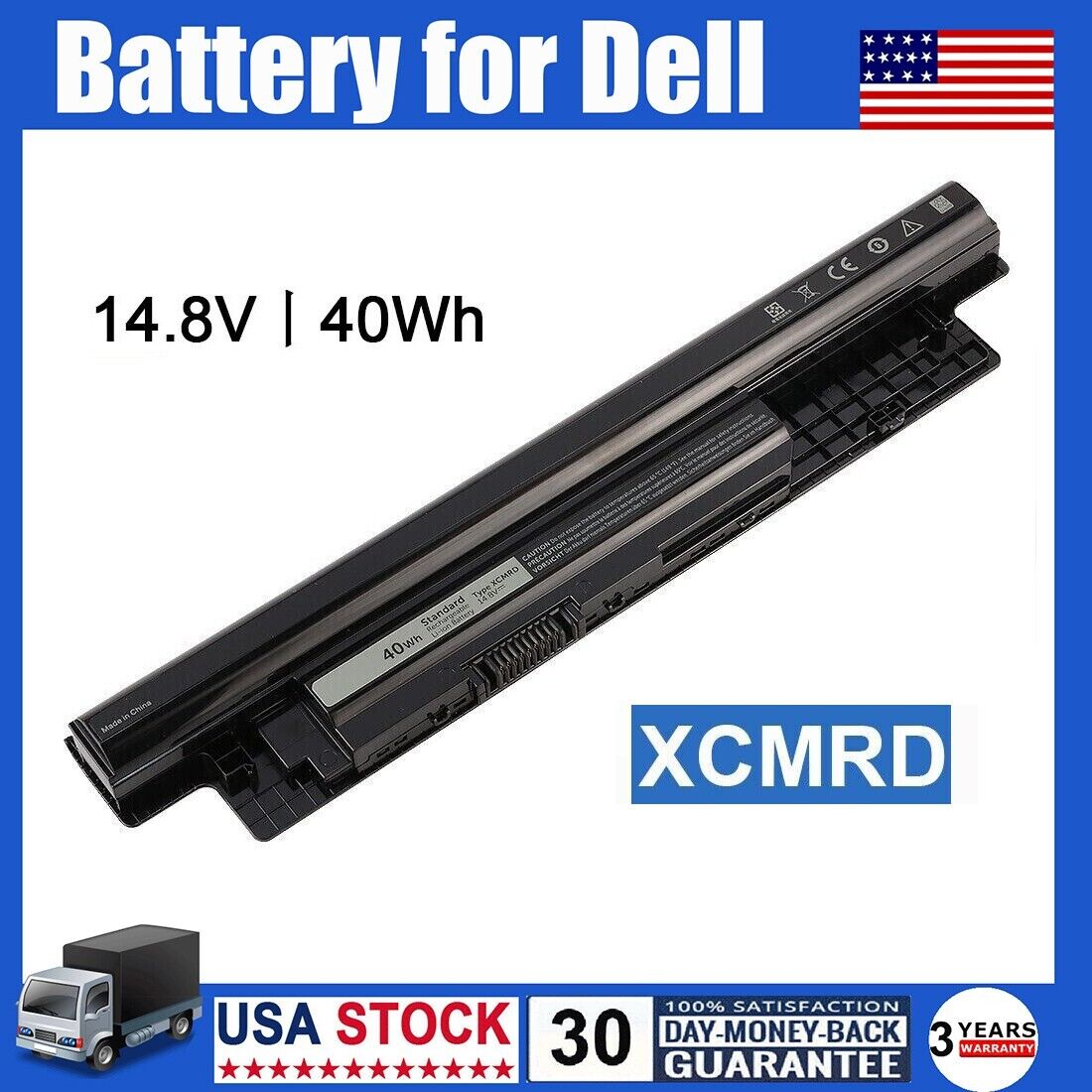 XCMRD Battery For Dell Inspiron 15 3000 Series 3531 3537 3541 3542 3543 40Wh US