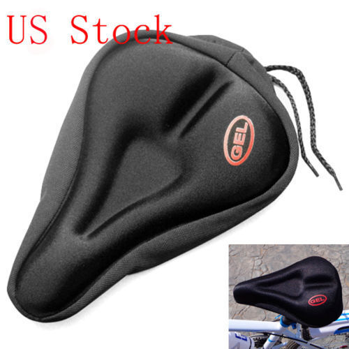 New Bike Bicycle Cycle Extra Comfort Gel Pad Cushion Cover for Saddle Seat Comfy