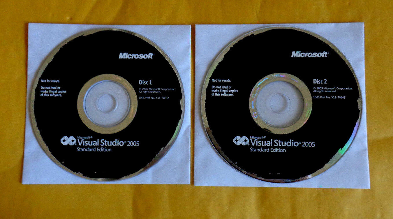 Microsoft Visual Studio 2005 Standard Edition  (New  sealed cd +Key)