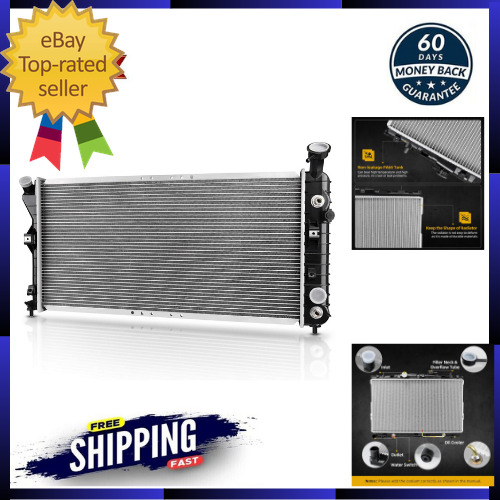 Radiator Complete Radiator Compatible with 2000-2003 Chevy Impala