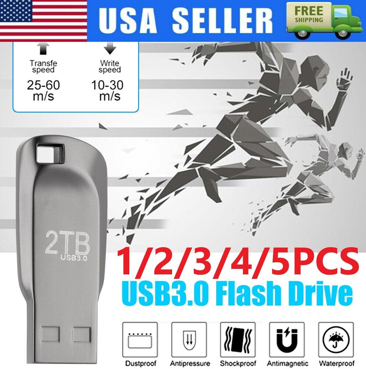 512/1TB/2TB USB 3.0 Flash Drive Thumb U Disk Memory Stick Pen PC Laptop Storage 