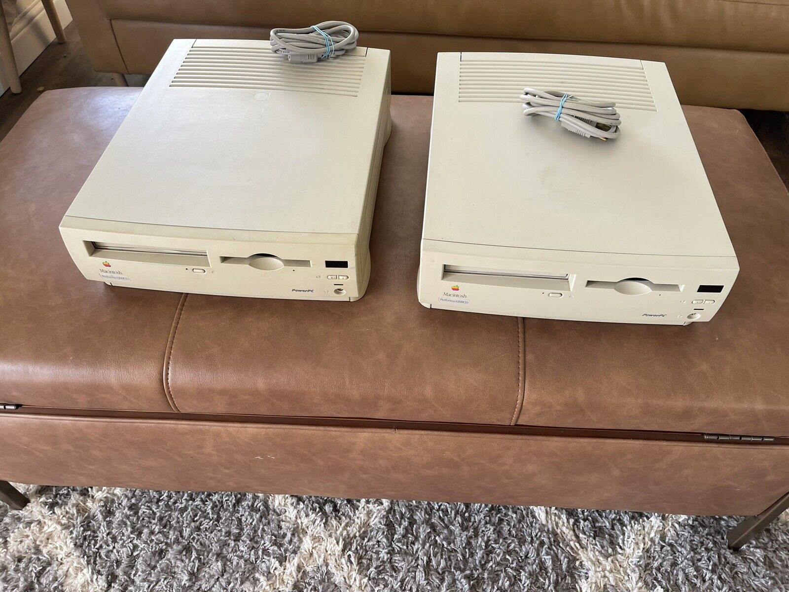 Lot Of 2 Vintage Apple Macintosh Performa PowerPC 6200CD M3076 Both Work
