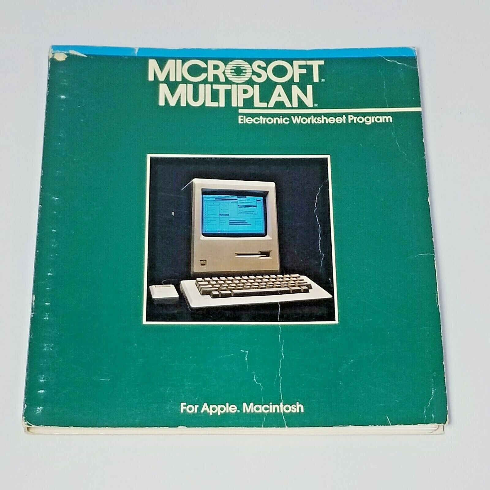 Microsoft MULTIPLAN Electronic Spreadsheet Program Manual for Apple Macintosh