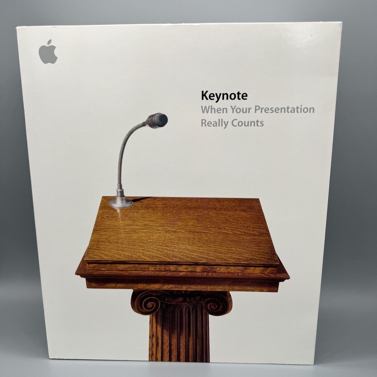 Apple Keynote-Presentation Software 2003-Professor-Teaching-Mac Complete Box