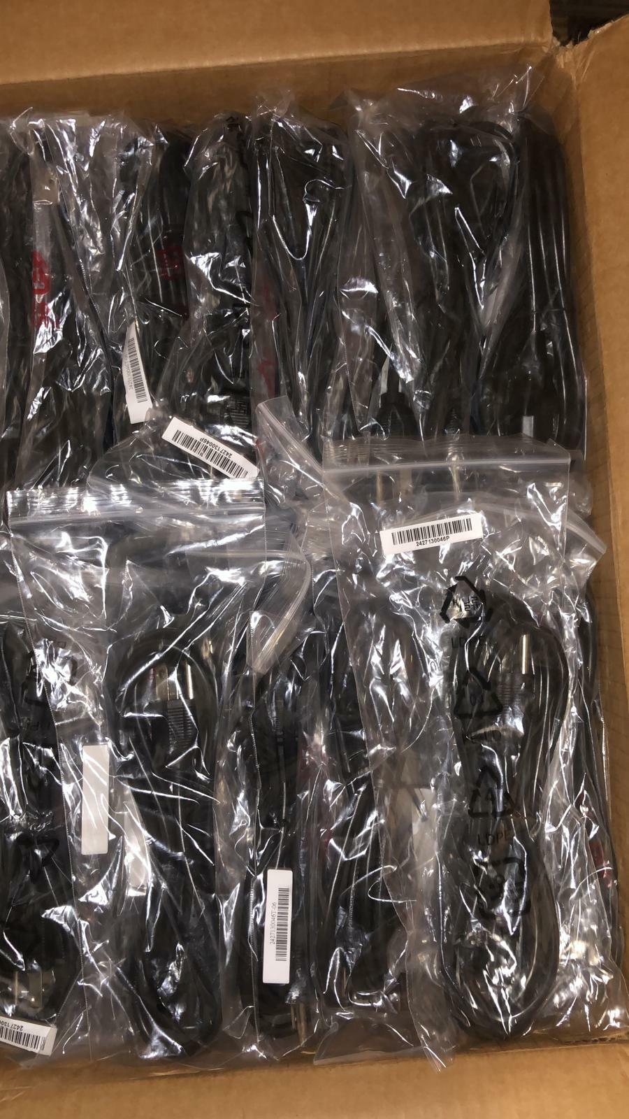 Brand New, Lot of 50,  Power cables