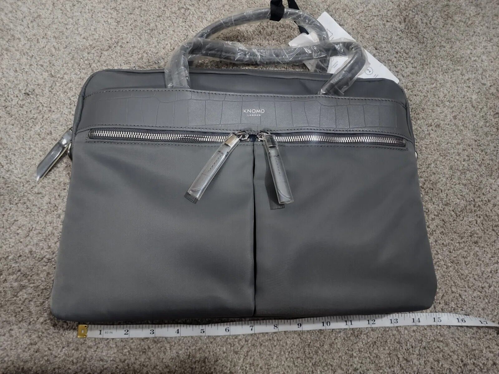 NEW WITH TAGS - BEAUTIFUL KNOMO HANOVER LEATHER BAG