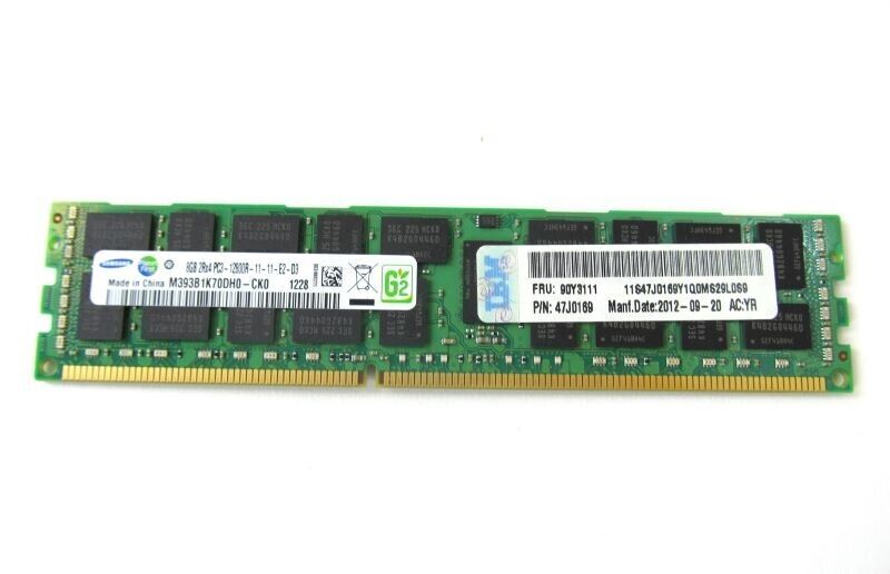 HP - Memory 8GB IBM PC3-12800 CL11 ECC DDR3 1