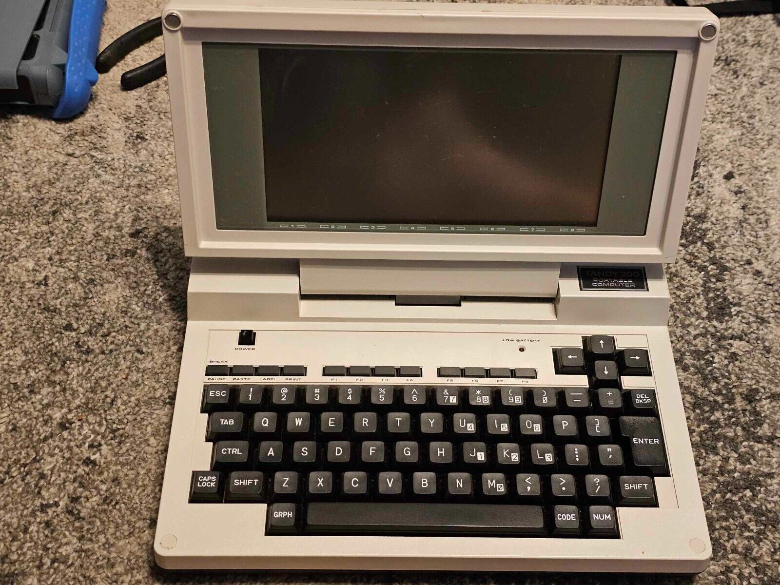 Vintage Retro Radio Shack Tandy 200 Vintage Portable Computer Laptop Very Clean