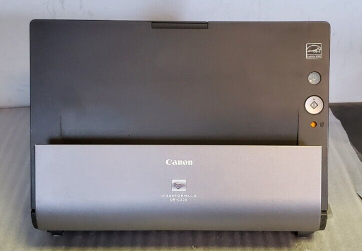 Used Canon ImageFORMULA DR-C225 Document Scanner No Power Supply *TESTED*