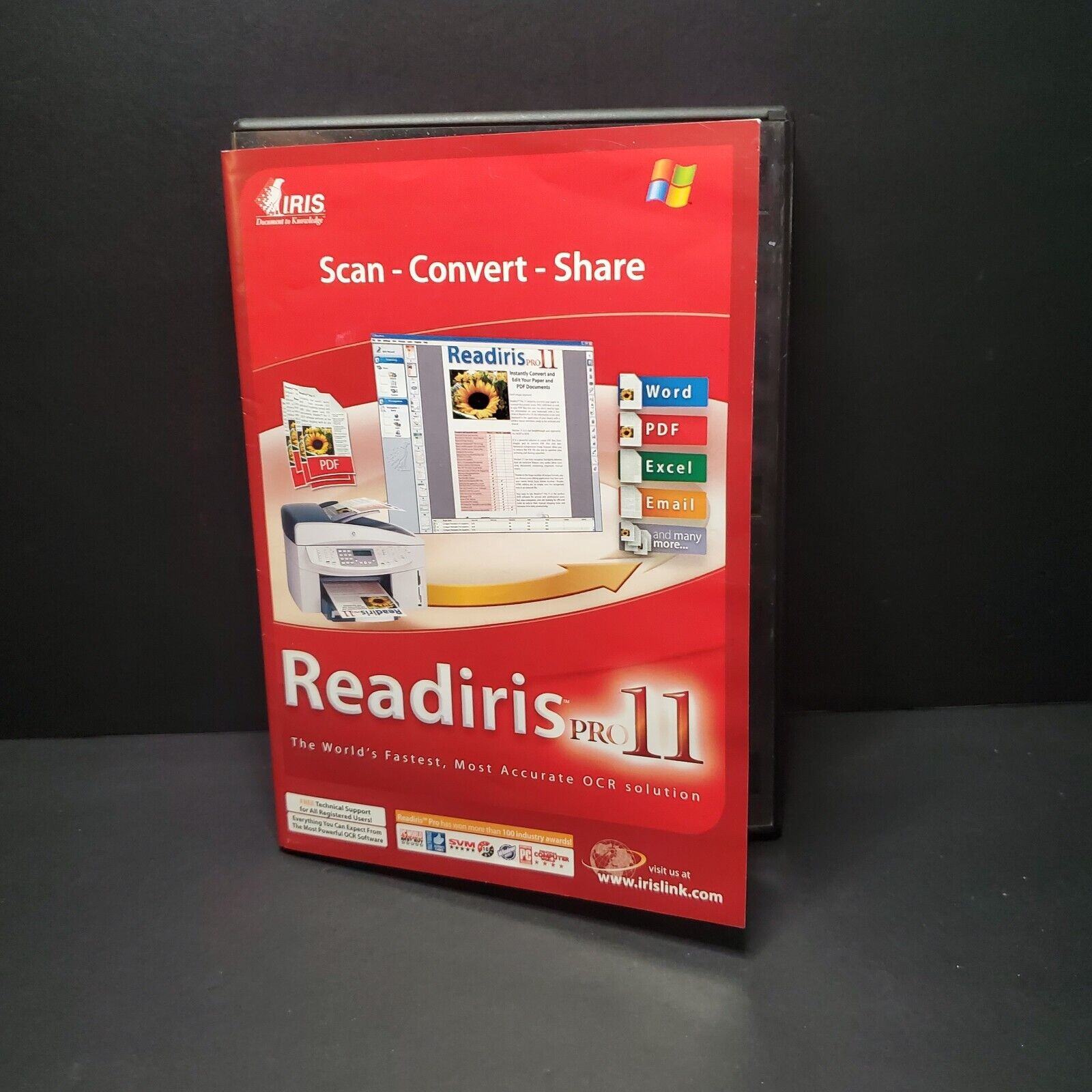 2006 Readiris Pro 11 Version 11.1 For Windows Word PDF Excel Email And Many More