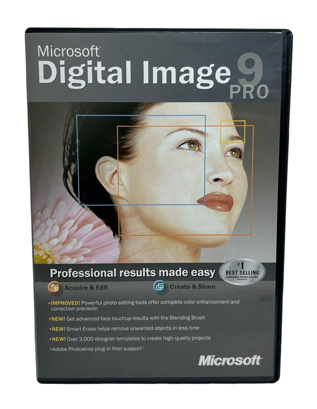 Microsoft Digital Image 9 Pro Software Photo Editing - 2 Discs