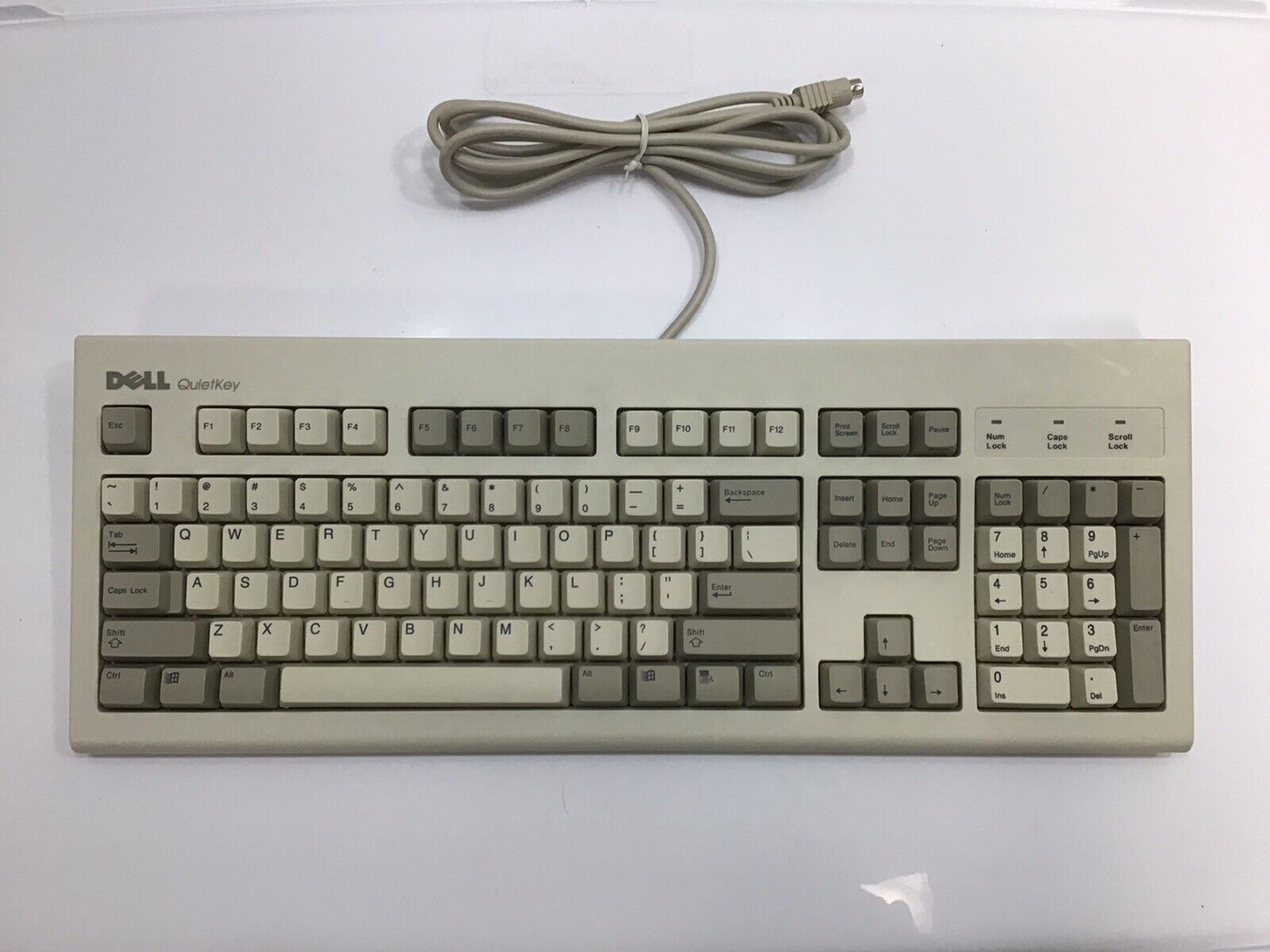 VINTAGE DELL QUIET KEY PS/2 - SK-1000REW Keyboard