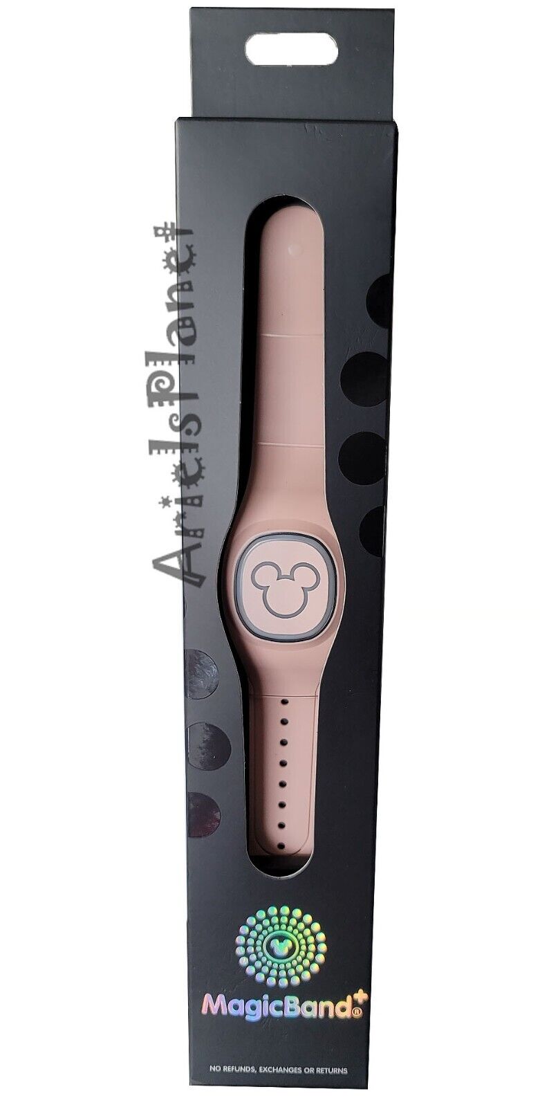 Disney Parks Mickey Mouse Solid Peach Color MagicBand+ MagicBand Plus Unlinked
