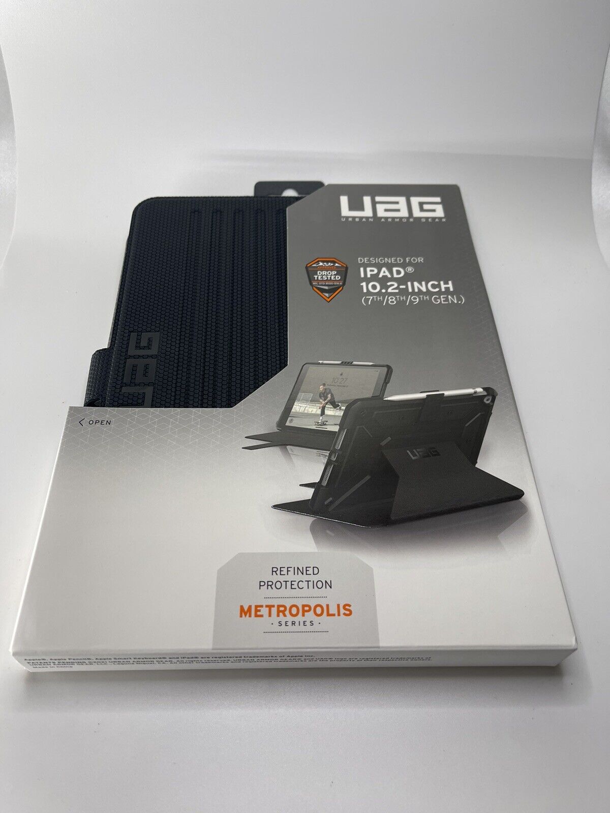 UAG Metropolis Folio Case for Apple iPad 10.2 (9th/8th/7th Gen) - Black