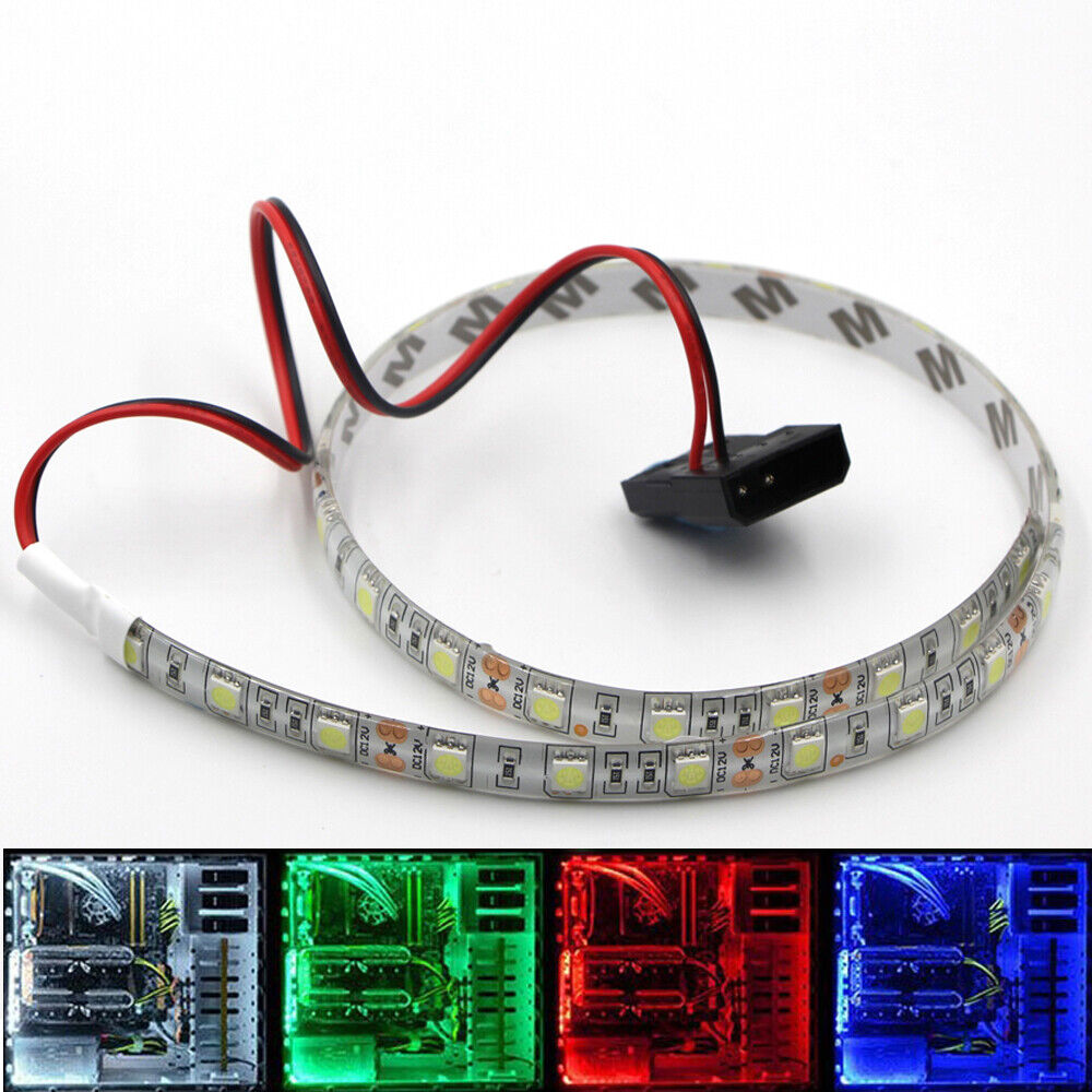 4PLed Strip Background Light 5050 12V waterproof ribbon for PC computer Flexible