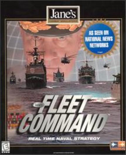 Jane\'s Fleet Command PC CD naval warfare warships war military battles sim game