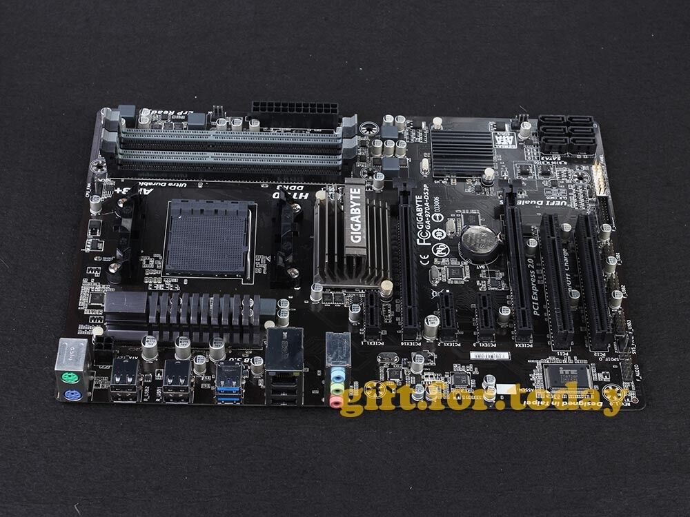 Gigabyte GA-970A-DS3P Socket AM3+ AMD 970 DDR3 USB3.0 ATX Motherboard With I/O