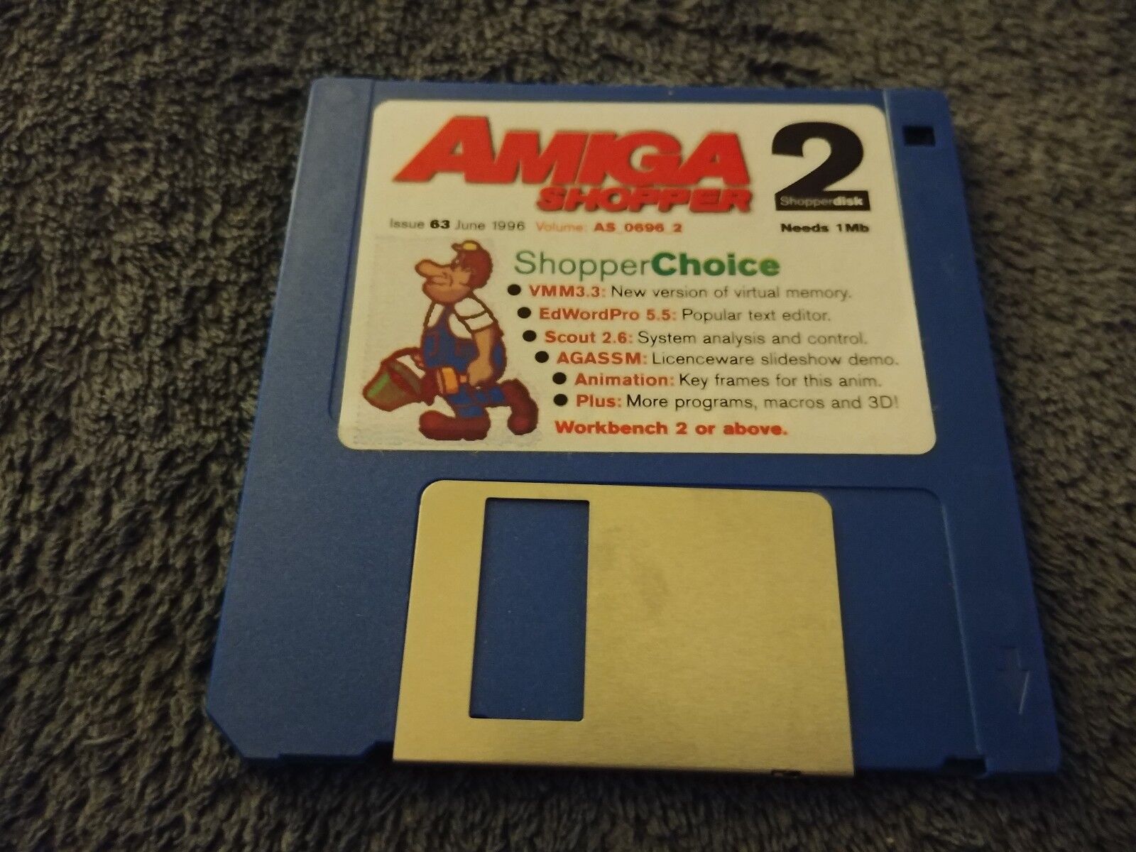 Shopper Choice Amiga Shopper Magazine Cover Disk 63