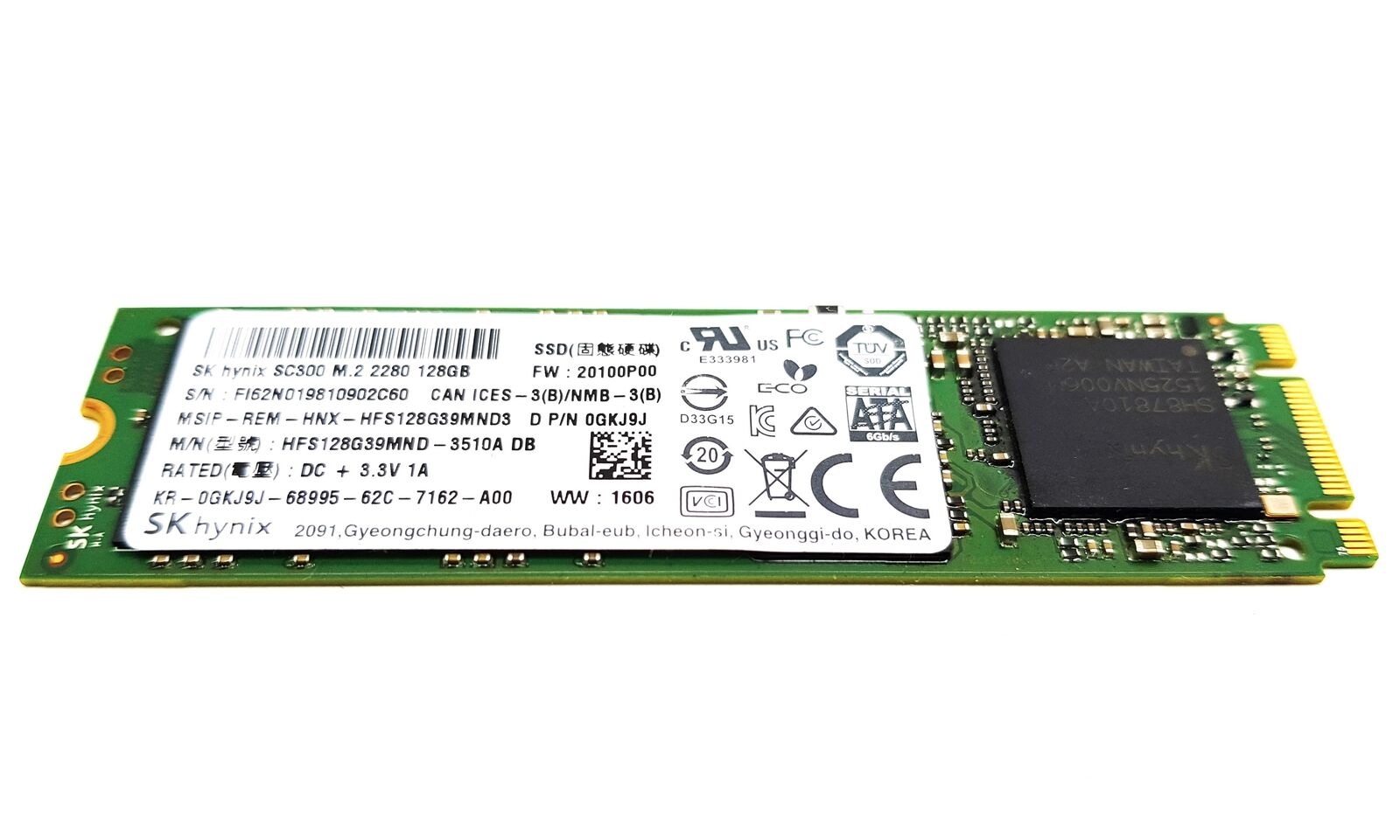 Sk Hynix SC300 128GB M.2 SSD Solid State Drive HFS128G39MND-3510A DB CN-0GKJ9J