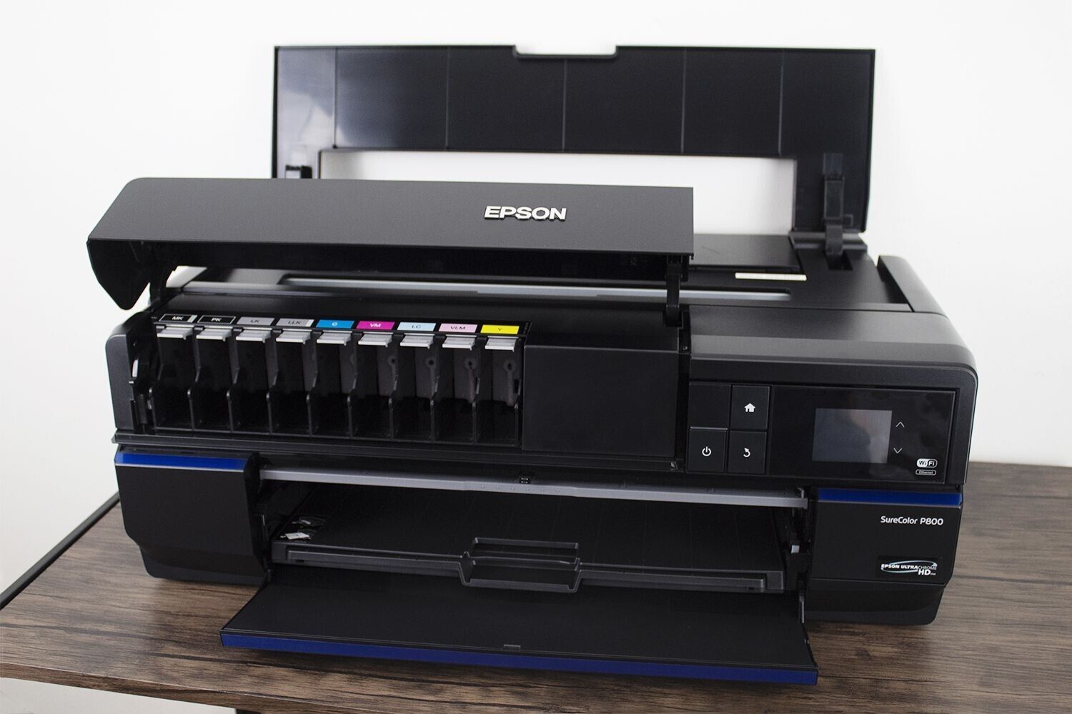 Epson SureColor P800 Printer - UltraChrome HD - W/ Roll Adapter - Extra Ink