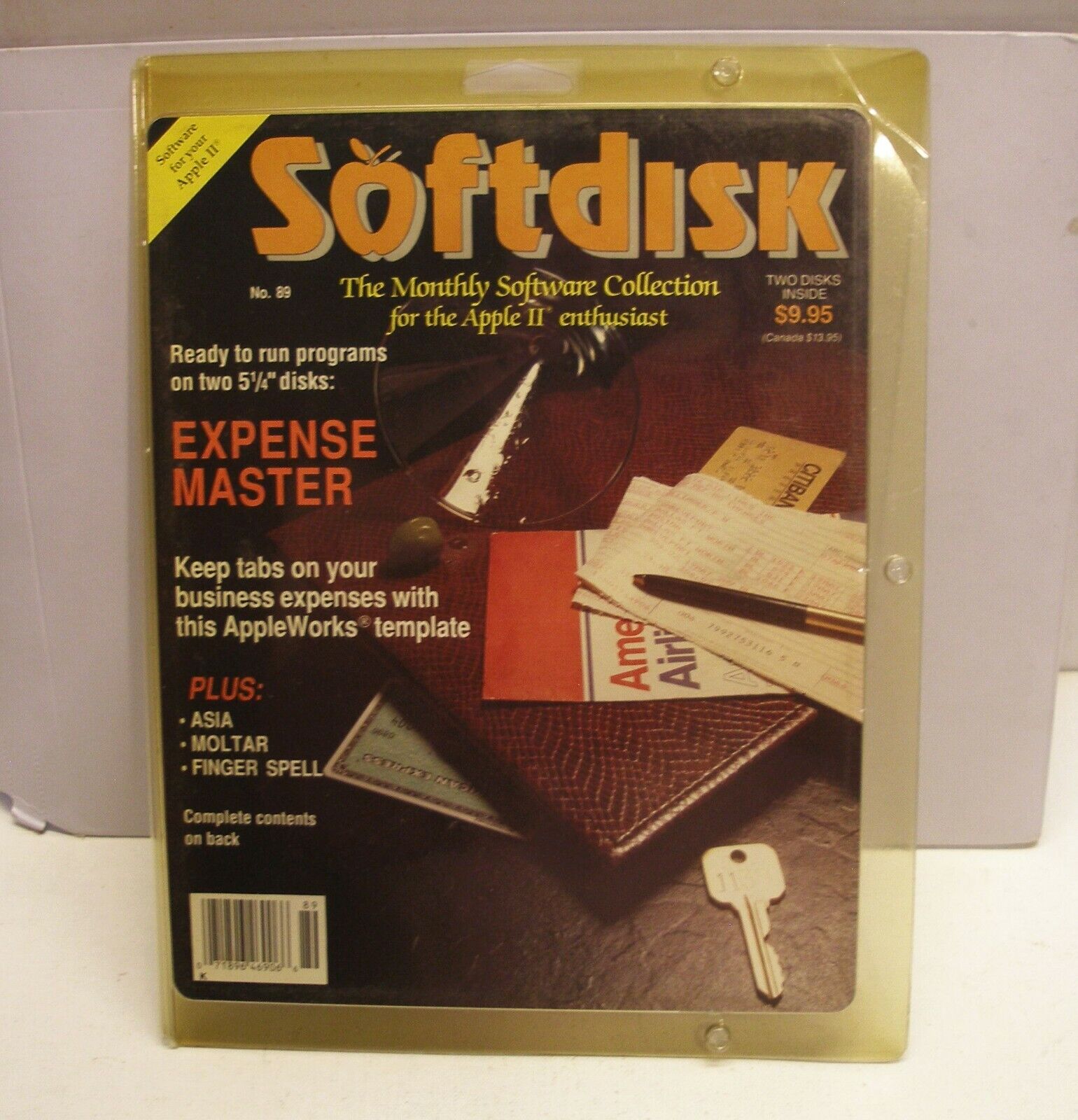 Softdisk #89 for Apple II+, IIe, IIc, IIGS - In Search of the Golden Cheese