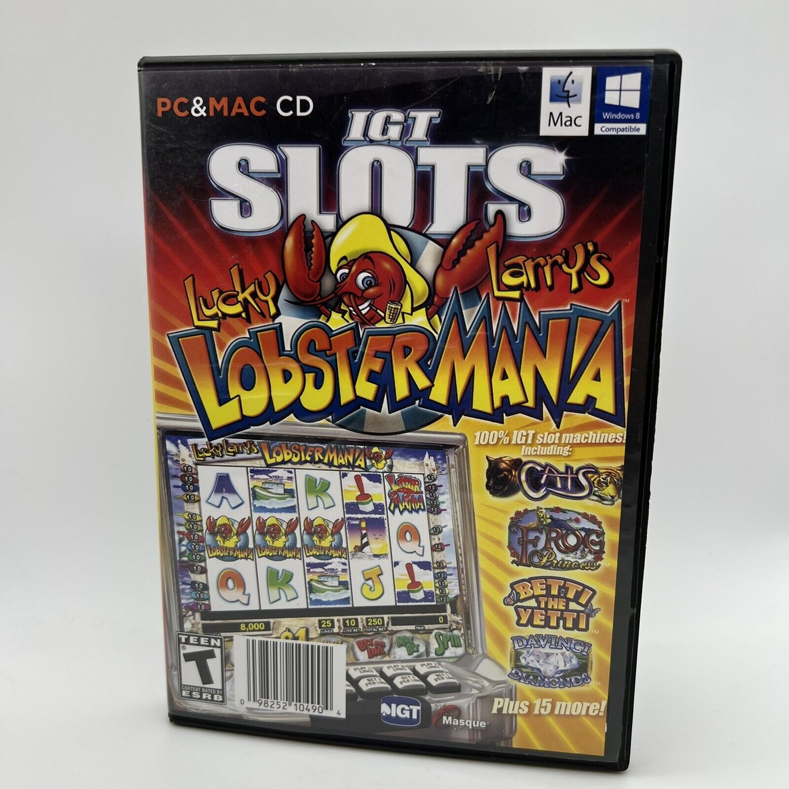 New IGT Slots Lucky Larry's Lobstermania (PC & MAC CD)